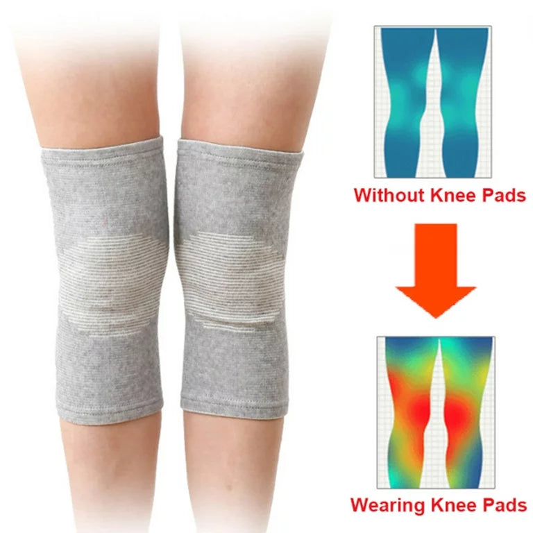 Bamboo Compression Knee Sleeves (Pack Of 2)