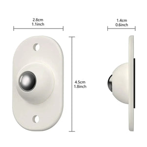 360° Adhesive Reusable Mini Swivel Wheels (Pack of 8 Wheels)