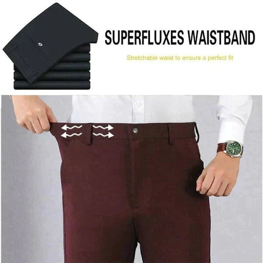 🔥👖High Stretch Men's Classic Pant For Men (LIGHT GREY) 💖