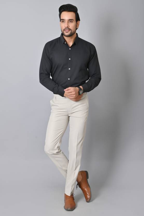 🔥👖High Stretch Men's Classic Pant For Men (LIGHT GREY) 💖