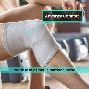Bamboo Compression Knee Sleeves (Pack Of 2)