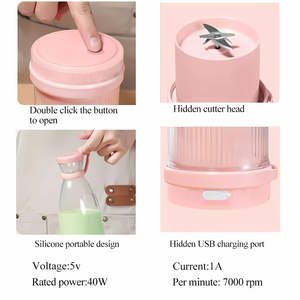 Electric Portable Mini Juicer Bottle