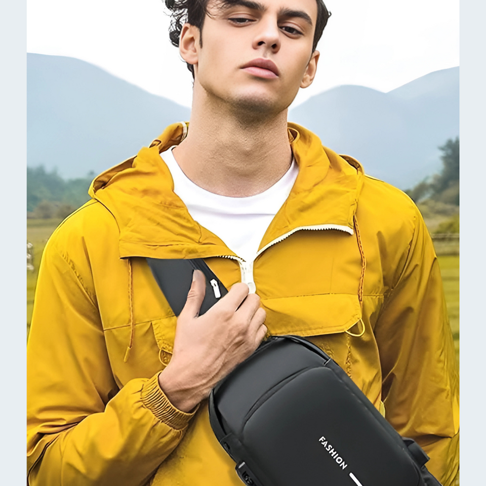 Unisex Crossbody Sling Bag for Accessory Kit