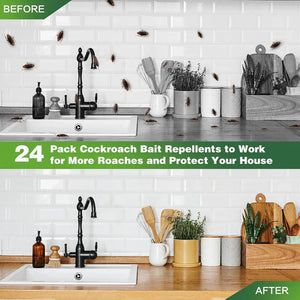 Cockroach Killer Powder Gel (Pack of 24pc) (Buy 1, Get 1 FREE! 🔥)
