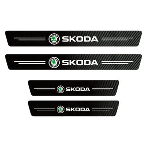 Carbon Fiber Door Sill Protector (4 Pcs)