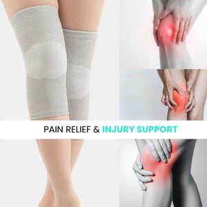 Bamboo Compression Knee Sleeves (Pack Of 2)