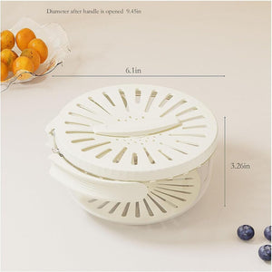BowlBuddy™ - Ultimate Draining Bowl with Foldable Handle