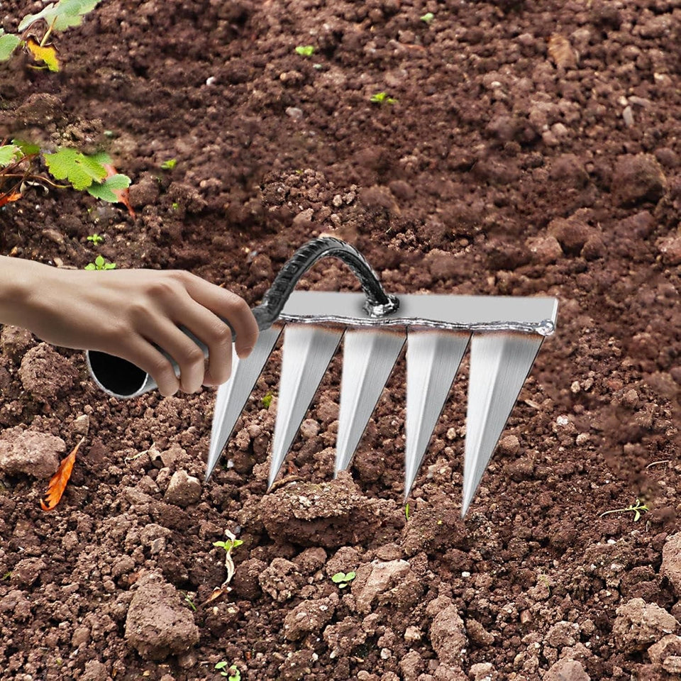 5 Teeth Carbon Garden Weeding (Premium Quality)