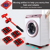 Furniture Lifter -Furniture Lifter Mover Tool Set with Wheel Pads
