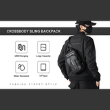 Sling Bag with USB Charging Port