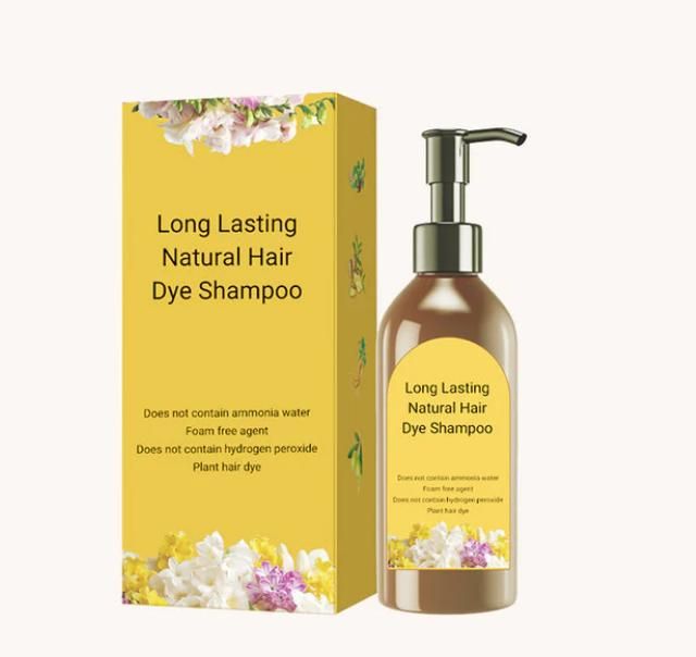 Japanese Natural Black Hair Dye Shampoo - Buy 1 Get 1 🔥