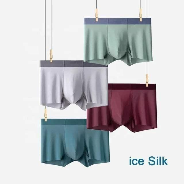 Yasme™️Men's Ice Silk Briefs Boxers (Pack of 5)