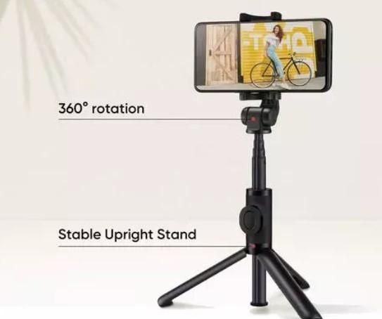 Extendable Flash 3-in-1 Selfie Stick Tripod with Bluetooth Remote