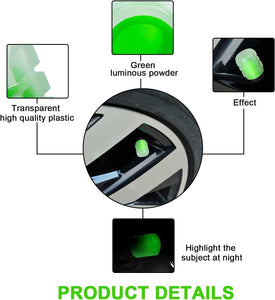 Universal Silicone Tyres Cap (Pack of 4)