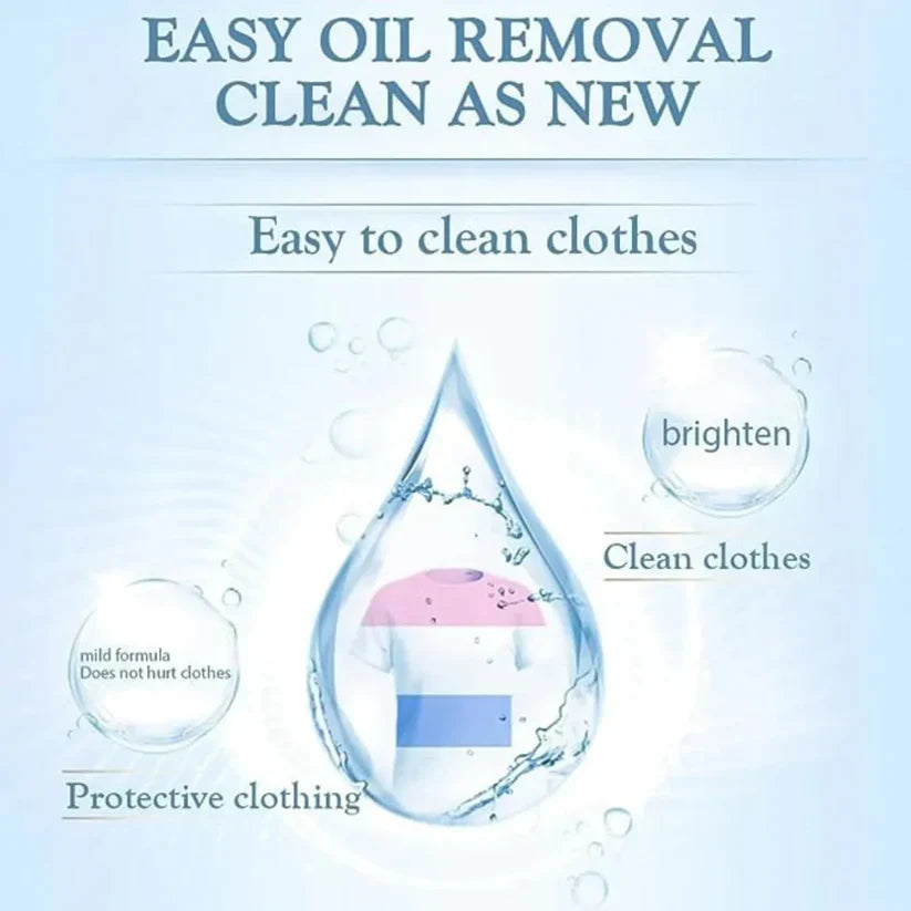 Active Enzyme Laundry Stain Remover – Powerful Spot Cleaner (Buy 1 Get 1 Free)
