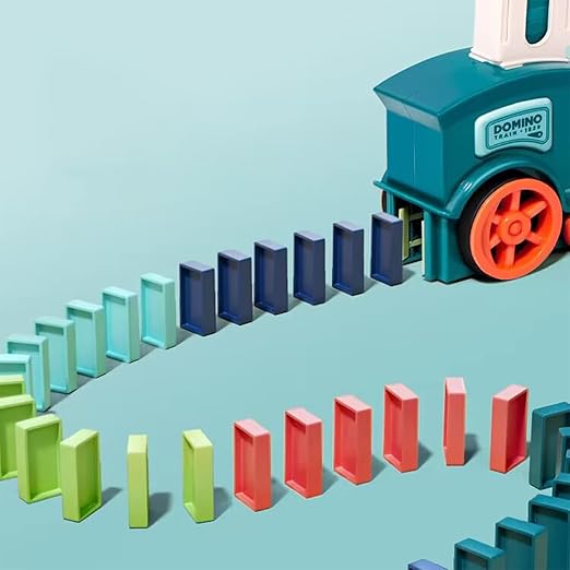 Train Toy Domino Set for Kids BPA Free Plastic with Sound Effects