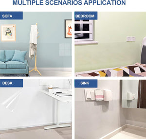 Self- Adhesive Transparent Electrostatic Wall Protection Film (Buy 1 Get 1 Free)
