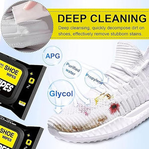 Sneaker & Shoe Cleaner Wipes (Pack of 2 Packets)