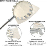 Premium Fruit Picker Basket Tool with Storage Bag