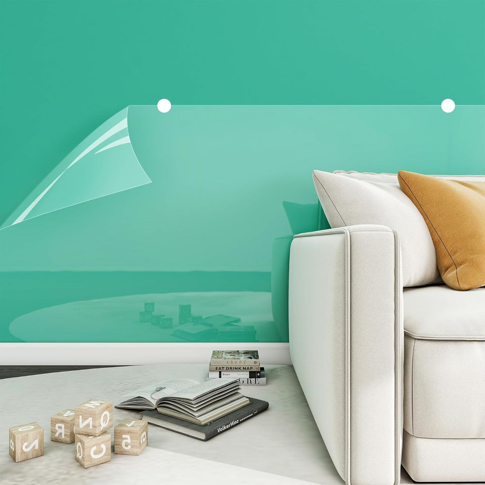 Self- Adhesive Transparent Electrostatic Wall Protection Film (Buy 1 Get 1 Free)