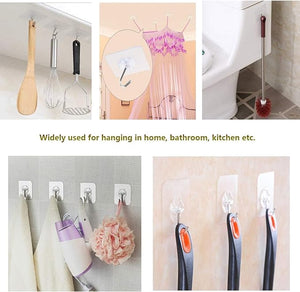 ExcelBond™ Self Adhesive Wall Hooks- Pack of 50 (BUMPER🔥 50% OFF)