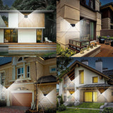 SOLAR MOTION SENSOR LIGHT FOR HOME AND GARDEN,OUTDOORS,BRIGHT SOLAR WIRELESS SECURITY MOTION SENSOR