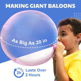 Blow Bubble Balloons Toys (Pack of 3 Tubes)