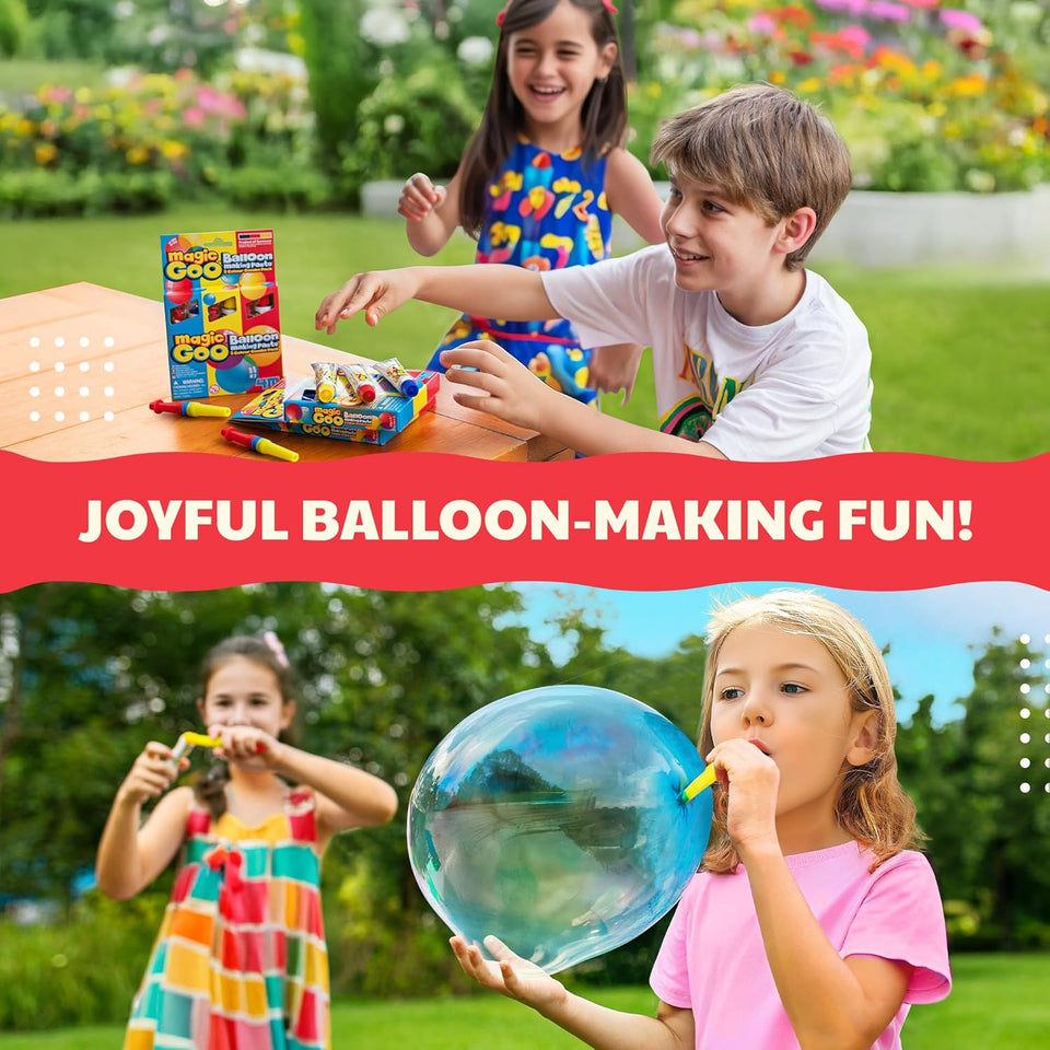 Blow Bubble Balloons Toys (Pack of 3 Tubes)