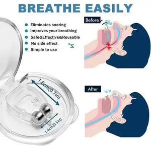 Portable Anti Snoring Device for Men and Women - High-Quality | Medical Grade Soft Silicone Nose Clip