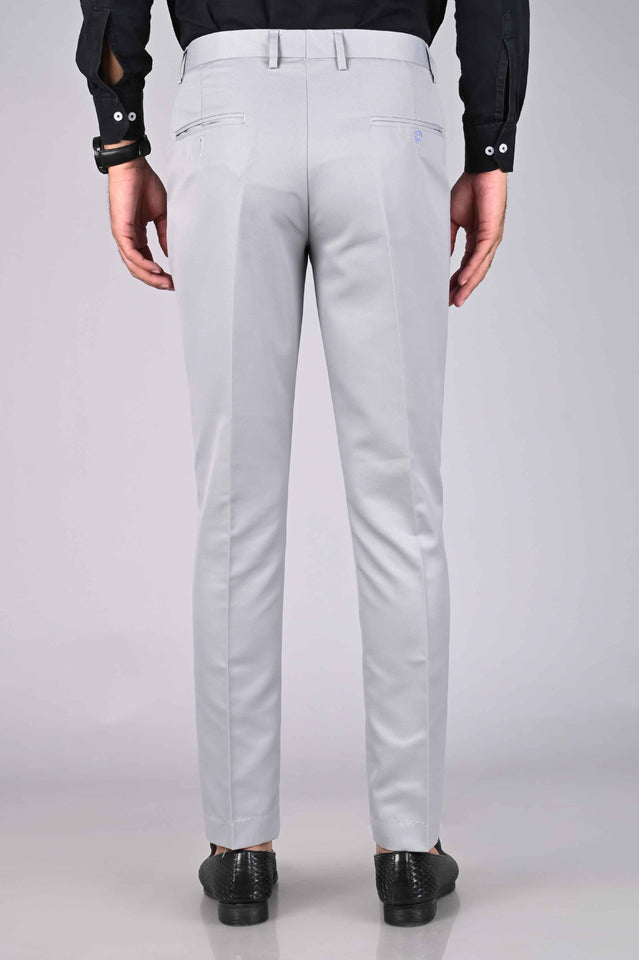 🔥👖High Stretch Men's Classic Pant For Men (LIGHT GREY) 💖