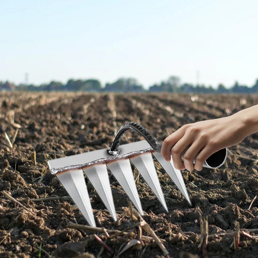 5 Teeth Carbon Garden Weeding (Premium Quality)