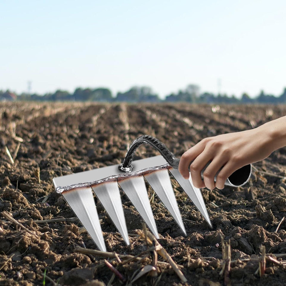 5 Teeth Carbon Garden Weeding (Premium Quality)