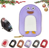 Penguin Leather Card Holder