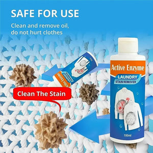 Active Enzyme Laundry Stain Remover – Powerful Spot Cleaner (Buy 1 Get 1 Free)
