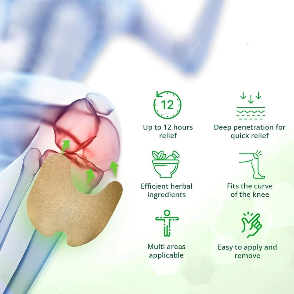 Herbal Knee Pain Relief Patch (Buy 1 Get 1 Free)