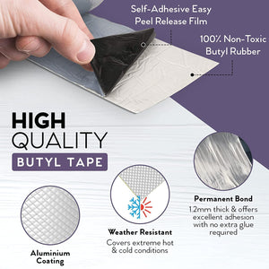 Heavy Duty Aluminium Foil Tape (5cm x 5 Meter)