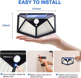 SOLAR MOTION SENSOR LIGHT FOR HOME AND GARDEN,OUTDOORS,BRIGHT SOLAR WIRELESS SECURITY MOTION SENSOR