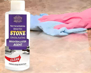 Stone Crystal Plating Luster Agent For Granite Floor Cleaner Liquid (Pack of 2)