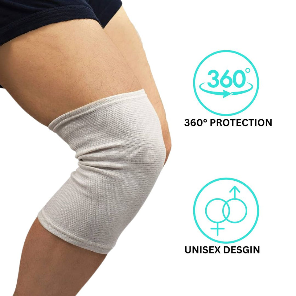 Bamboo Compression Knee Sleeves (Pack Of 2)