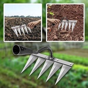 5 Teeth Carbon Garden Weeding Tool (Quality Assured)