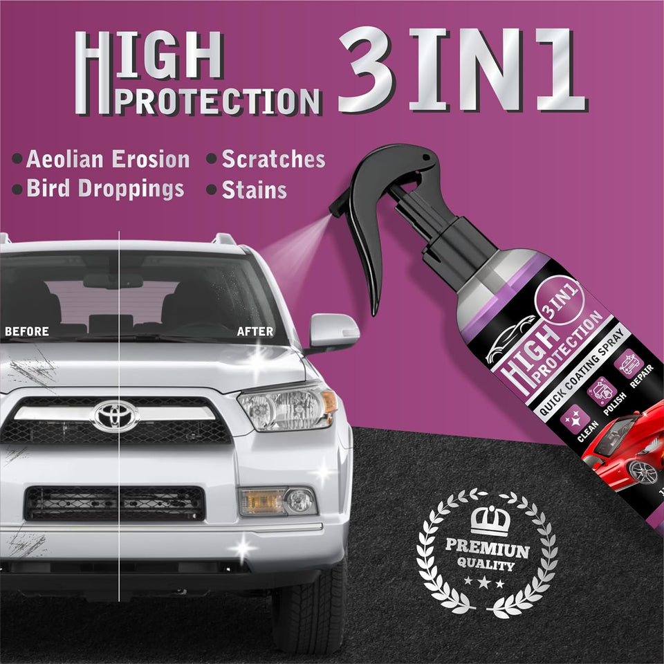 10x More Powerful Car Coating Spray | Buy 1 Get 2 Free