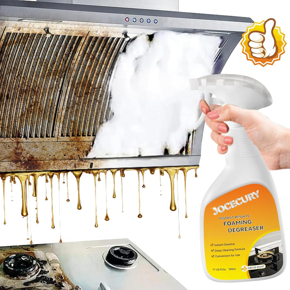 Multipurpose Heavy Oil & Grease stain removing spray cleaner for kitchens (Pack of 2)