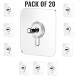 Wall Hooks-no drilling (Pack of 20)