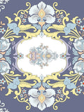 Floral Print Double Elastic Fitted Bed Sheet with 2 Pillow Covers