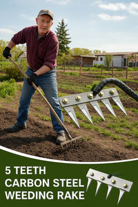 5 Teeth Carbon Garden Weeding (Premium Quality)