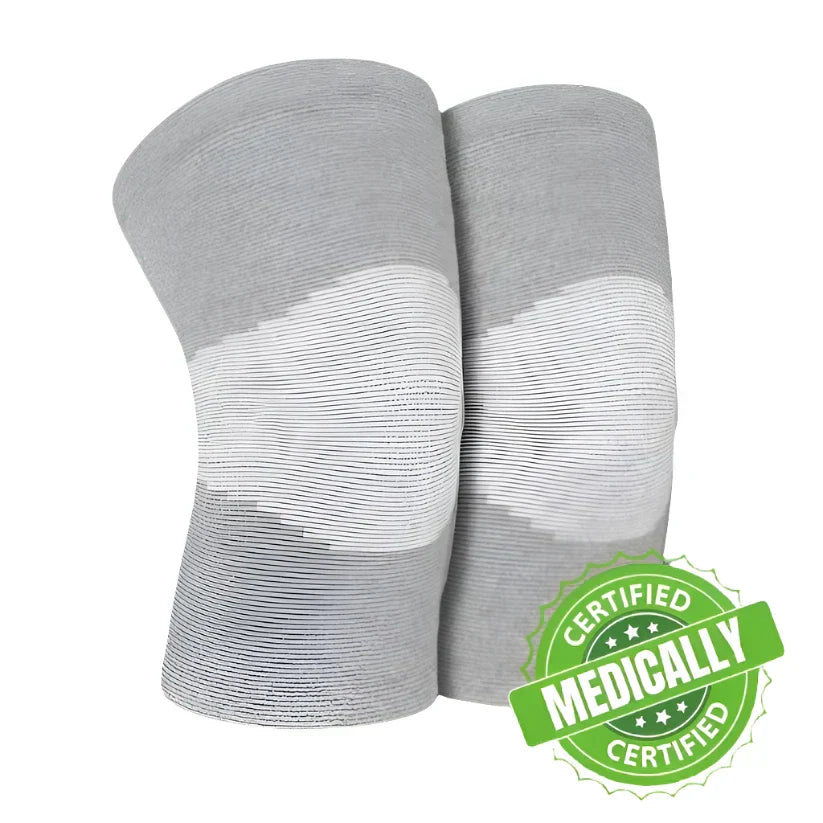 Bamboo Compression Knee Sleeves (Pack Of 2)