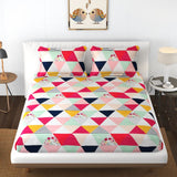 Luxury trends King Size Elastic Fitted Premium Bedsheet With 2 Pillow Covers