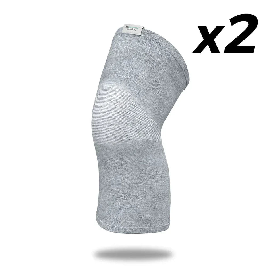 Bamboo Compression Knee Sleeves (Pack Of 2)