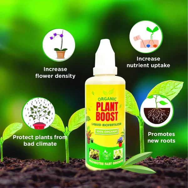 BIOPLANT™ Plant Boost Liquid Biofertilizer for All Crops,Organic (BUY 1 GET 3 FREE) (PACK OF 4)
