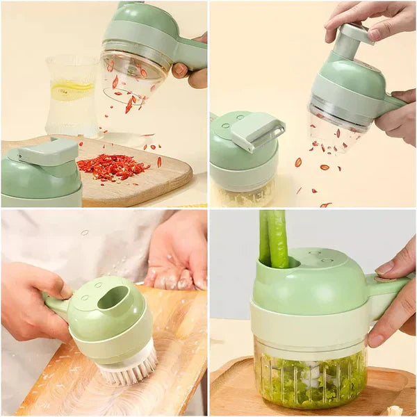 Space Life™ - 4 IN 1 Electric Vegetable Chopper